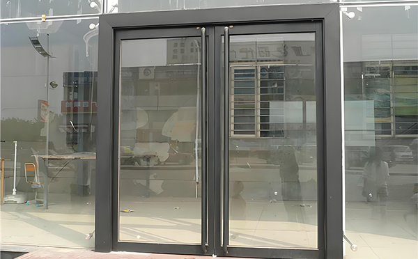 轮台玻璃地弹门