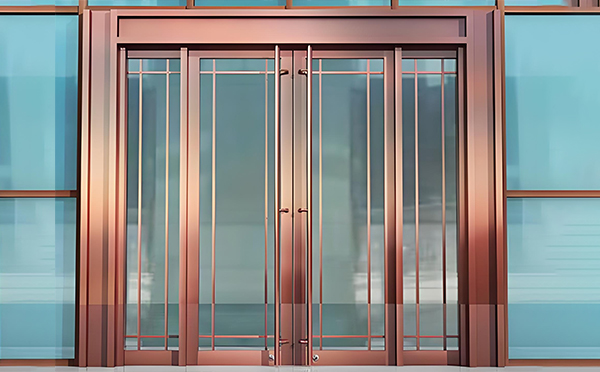 轮台玻璃地弹门