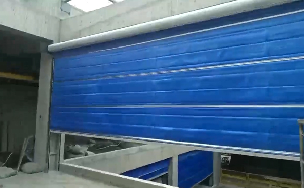 大型物流园区完成轮台防火门整体安装工程