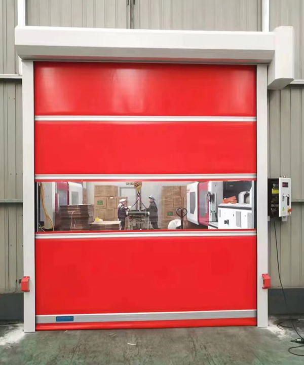 轮台快速轮台卷帘门提升电子制造厂房分区管理效率